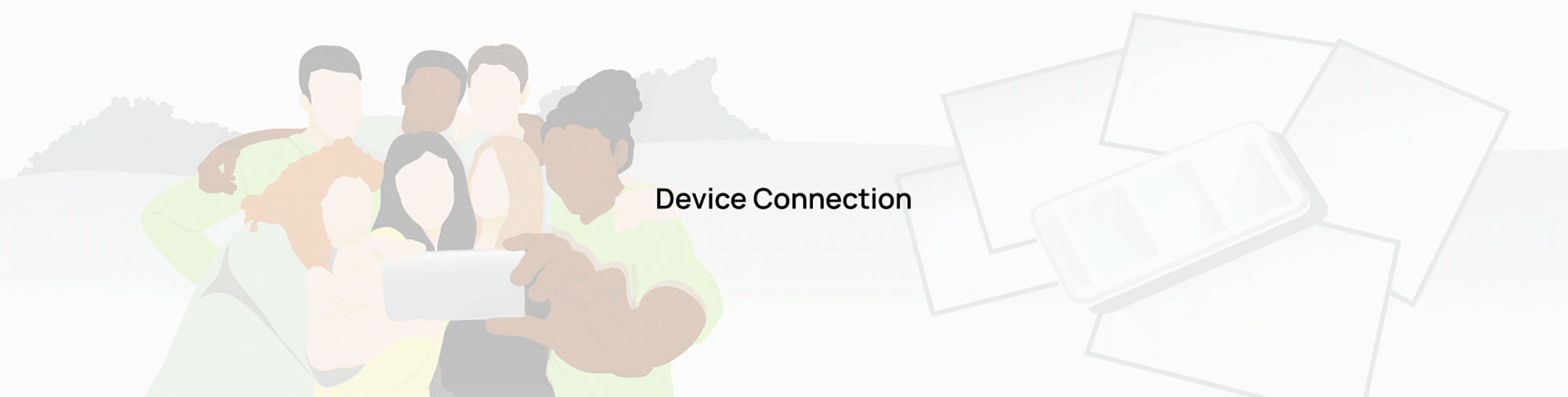 Device connection animation